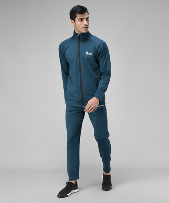 Veltick Solid Men Track Suit