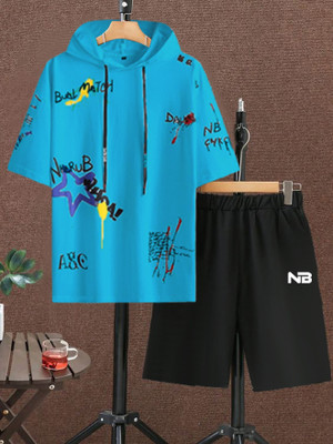 NB NICKY BOY Printed Men Track Suit