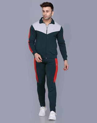 Praume Self Design Men Track Suit