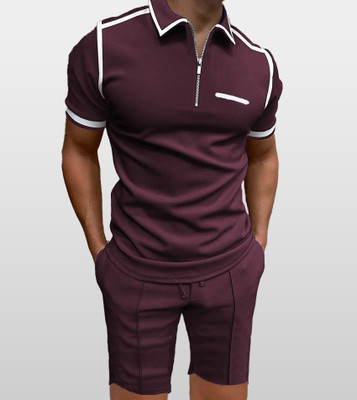 Hubris Apparels Solid Men Track Suit