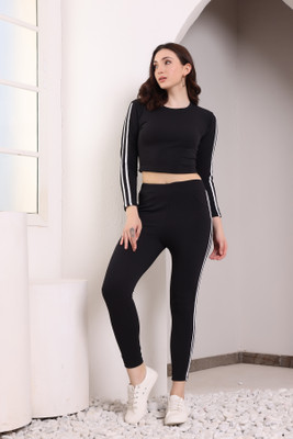 ambika fashion Striped Women Track Suit