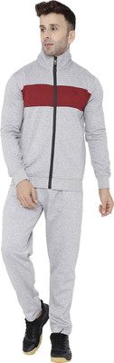 CHKOKKO Colorblock Men Track Suit