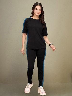 DTR FASHION Solid Women Track Suit
