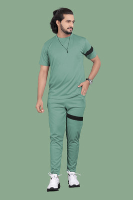 UNIANTA Striped Men Track Suit