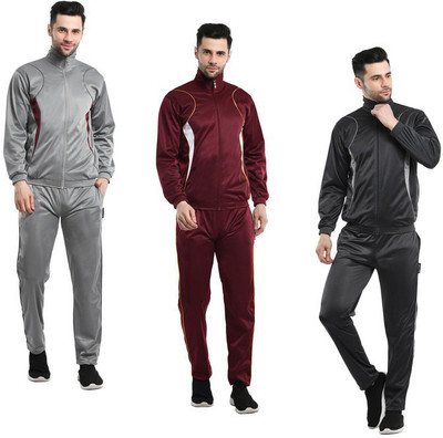 Indistar Self Design Men Track Suit