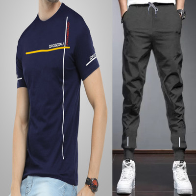 Reya Solid Men Track Suit