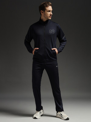 FCK Gold Solid, Printed Men Track Suit