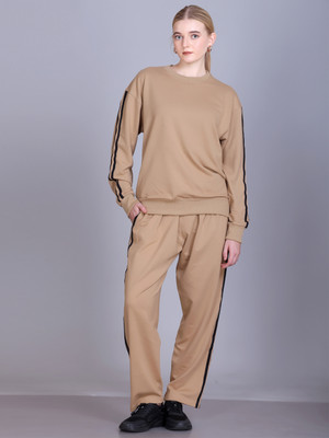 OBAAN Solid Women Track Suit