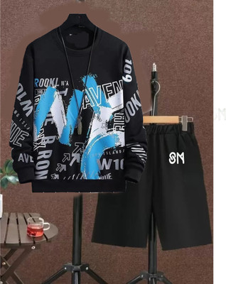 R ROCKIN TEES Printed Men Track Suit