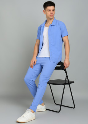 Preen Solid Men Track Suit