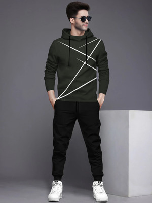 BLIVE Printed Men Track Suit