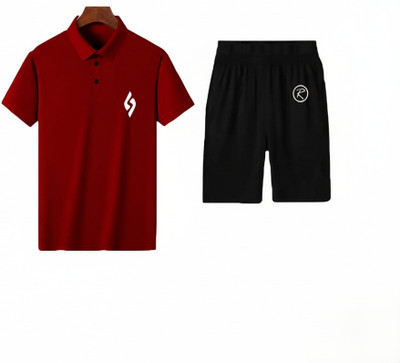 cnw Solid Men Track Suit