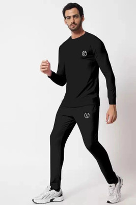 cnw Solid Men Track Suit