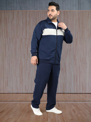 CHKOKKO Colorblock Men Track Suit