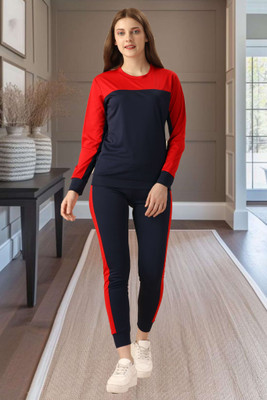 DTR FASHION Colorblock Women Track Suit