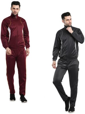 Indistar Solid Men Track Suit