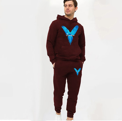 Joggers Park Graphic Print Men Track Suit