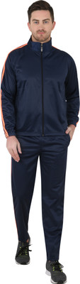 TRIZON Striped Men Track Suit