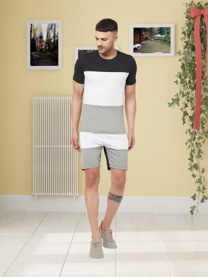 UNICUS APPAREL Striped Men Track Suit