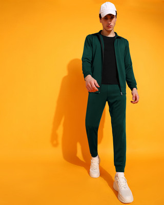 INDICLUB Self Design Men Track Suit