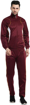 Indistar Solid Men Track Suit