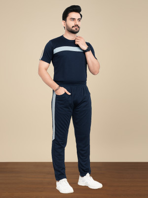 LINSOR FASHION Solid Men Track Suit