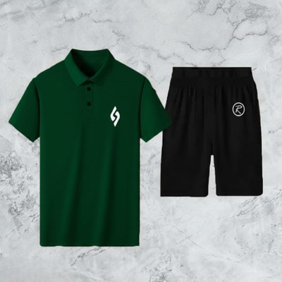 cnw Solid Men Track Suit