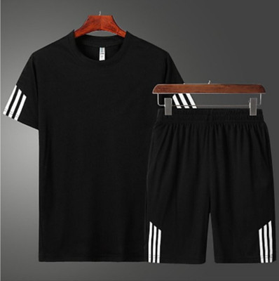 RKM STORE Striped Men Track Suit