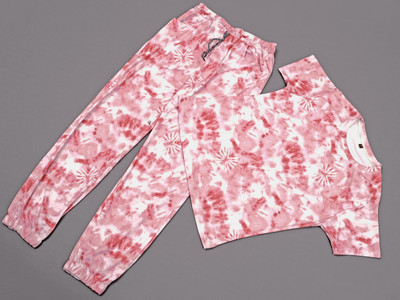 JK Creation Women Printed Pink Top & Pyjama Set