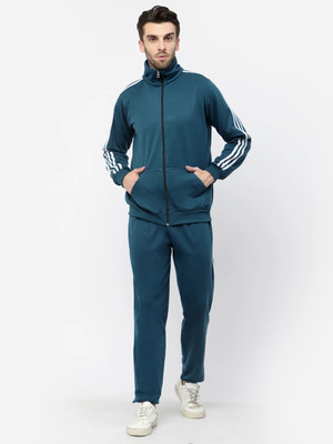 KZALCON Solid Men Track Suit