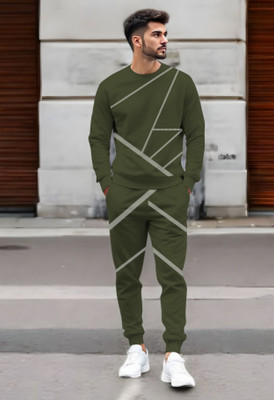 Trend Twist Printed Men Track Suit