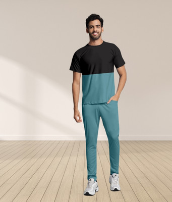 RABBY Colorblock Men Track Suit