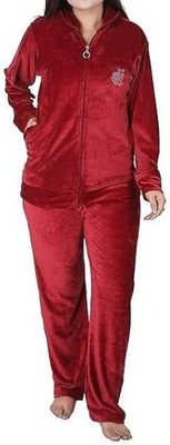 AVINASH Solid Women Track Suit
