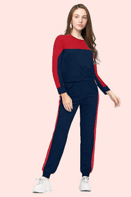 RAKESH CREATION Colorblock Women Track Suit