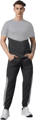Menkind Solid Men Track Suit