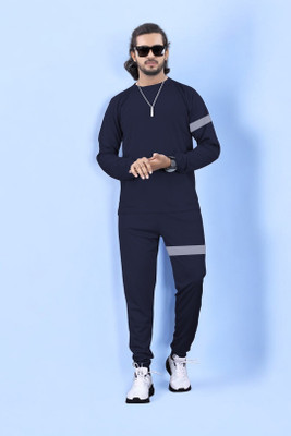 UNIANTA Solid Men Track Suit