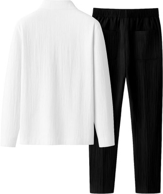 Yuvraah Self Design Men Track Suit