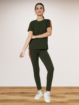 DE TRENDZ Printed Women Track Suit