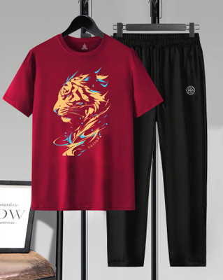 AUSK Printed Men Track Suit