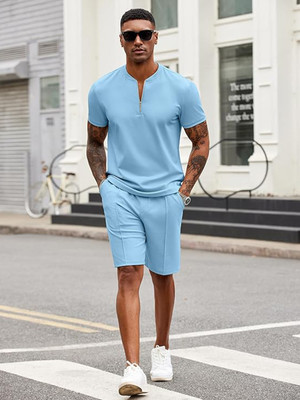 Crease & Clips Solid Men Track Suit