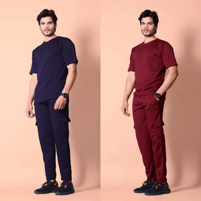 MASTER'Z Solid Men Track Suit