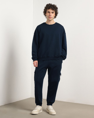 NOBERO Solid Men Track Suit