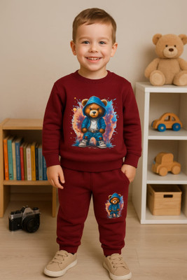 ASHRA TRENDING Baby Boys & Baby Girls Casual T-shirt Pyjama(Multicolor)