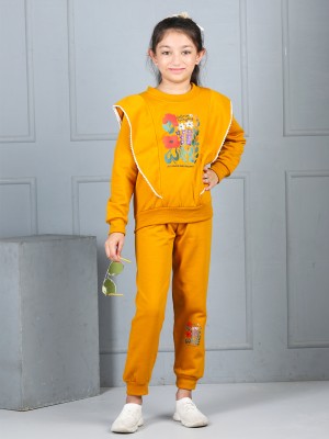 CUTIEKINS Graphic Print Girls Track Suit