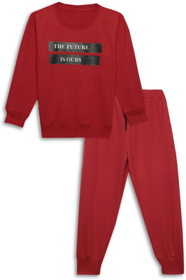 MACK JONNEY Printed Boys & Girls Track Suit