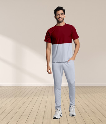 RABBY Colorblock Men Track Suit