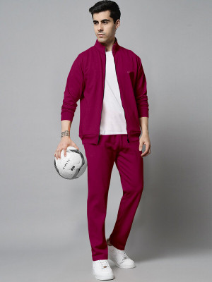 Triptee Solid Men Track Suit