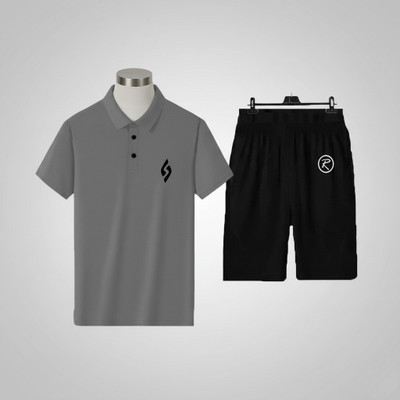 cnw Solid Men Track Suit