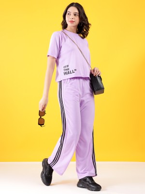 AGT SALES Solid Women Track Suit