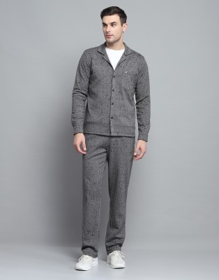 MONTE CARLO Solid Men Track Suit